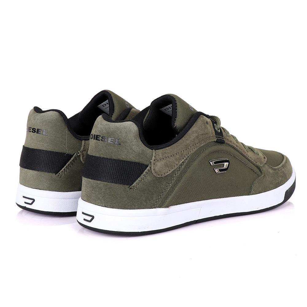 Diesel Classic foot Men's Flat Shade of Green sneakers - Obeezi
