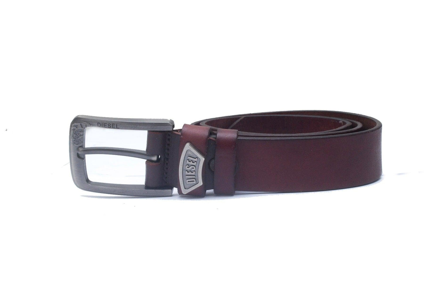 Diesel Coffee Brown Leather Belt - Obeezi.com