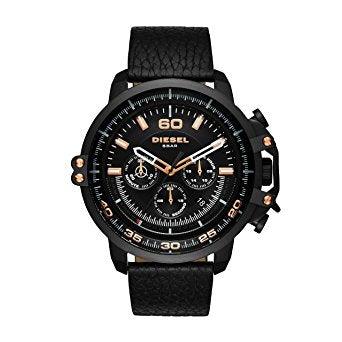 Diesel Deadeye Chronograph Leather Mens Watch DZ4409 - Obeezi.com