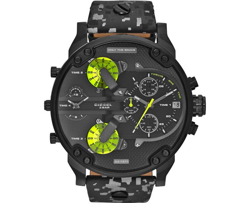 Diesel DZ-7311 MR. Daddy 2.0 Stainless Steel Chronograph Men's Watch - Obeezi.com