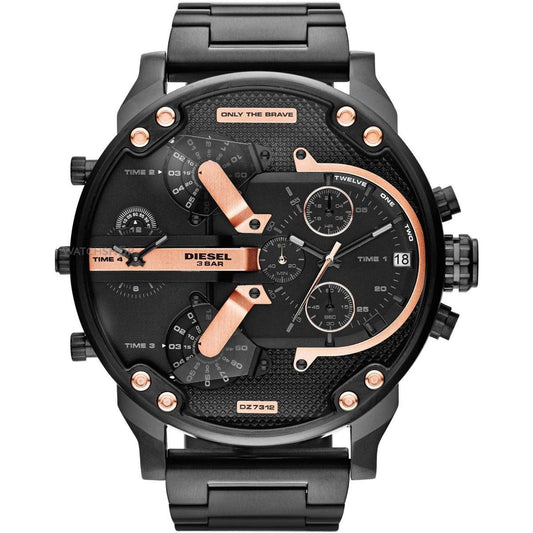 DIESEL DZ-7312 BLACK CHRONOGRAPH DATE DIAL MEN'S WATCH - Obeezi.com