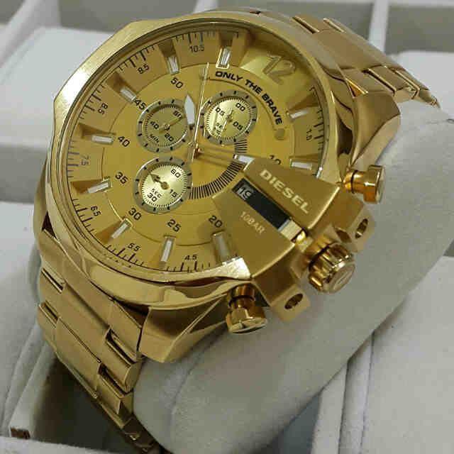 DIESEL DZ4291 Mega Chief Chronograph Stainless Steel Watch - Obeezi.com