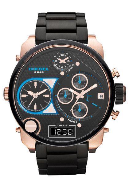 DIESEL DZ7278 Mini Daddy Chronograph Stainless Steel Watch - Obeezi.com