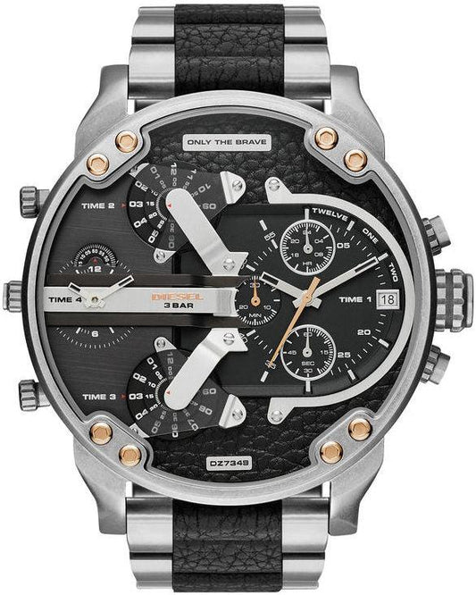 Diesel DZ7349 Mr. Daddy 2.0 4 Time Zone Oversize Watch - Obeezi.com