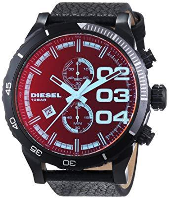 Diesel Men's DZ4311 Double Down Series Analog Display Quartz Black Watch - Obeezi.com