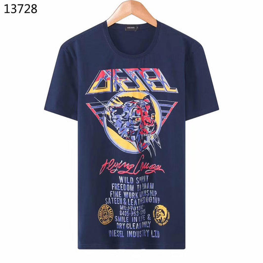 Diesel Only The Brave Logo T-shirt Navyblue - Obeezi