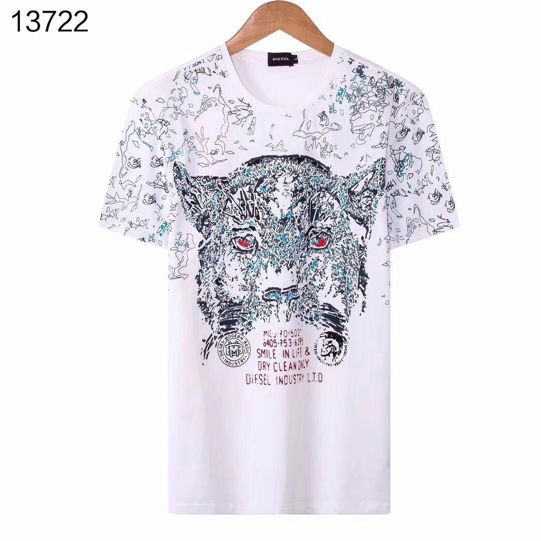 Diesel Only The Brave Modern Basic Shortsleeve T-shirt- White - Obeezi