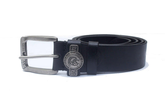 Diesel Original Men's Black Leather Belt - Obeezi.com