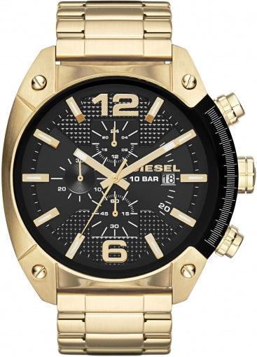 Diesel Overflow DZ4342 Gold Watch - Obeezi.com