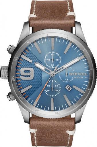 Diesel Rasp Chronograph Blue Dial Men's Watch DZ4443 - Obeezi.com