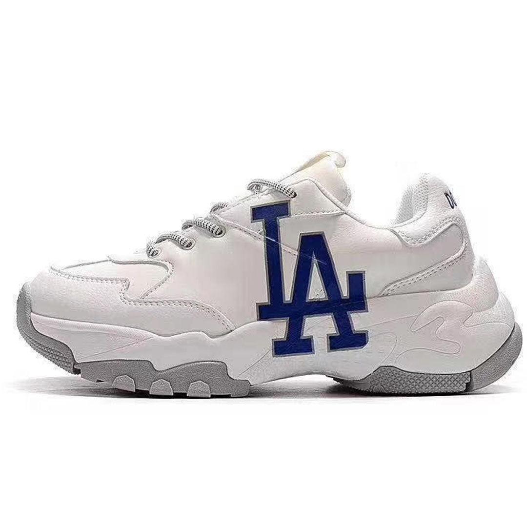 Dodgers Big Ball Chunky Lakers White Sneakers - Obeezi