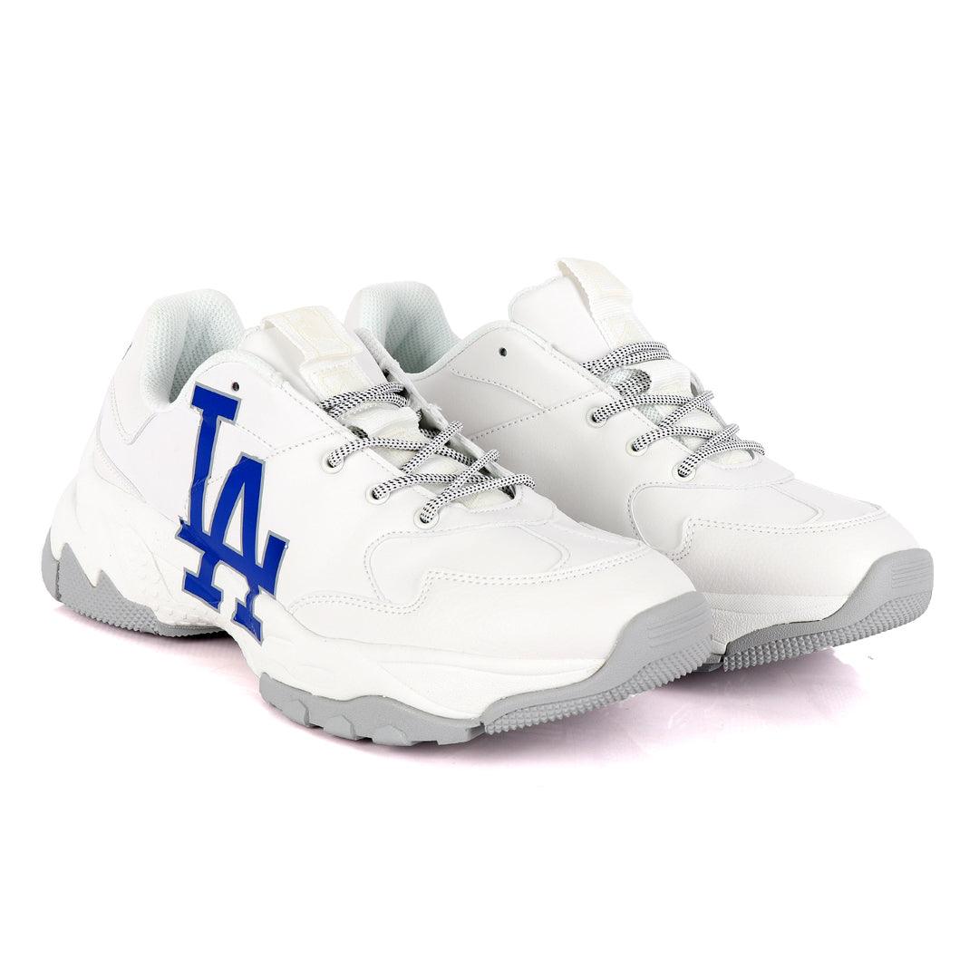 Dodgers Big Ball Chunky Lakers White Sneakers - Obeezi