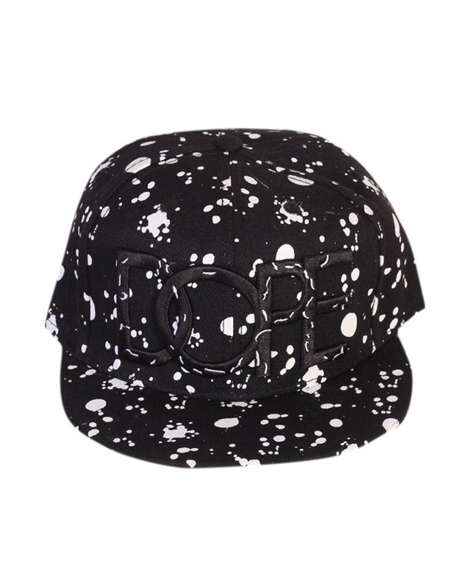 DOPE Baseball Black Mixed White Cap - Obeezi.com