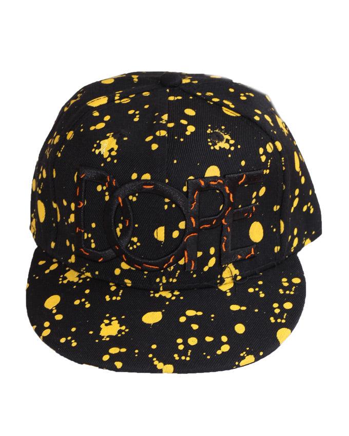 DOPE Baseball Black Mixed Yellow Cap - Obeezi.com