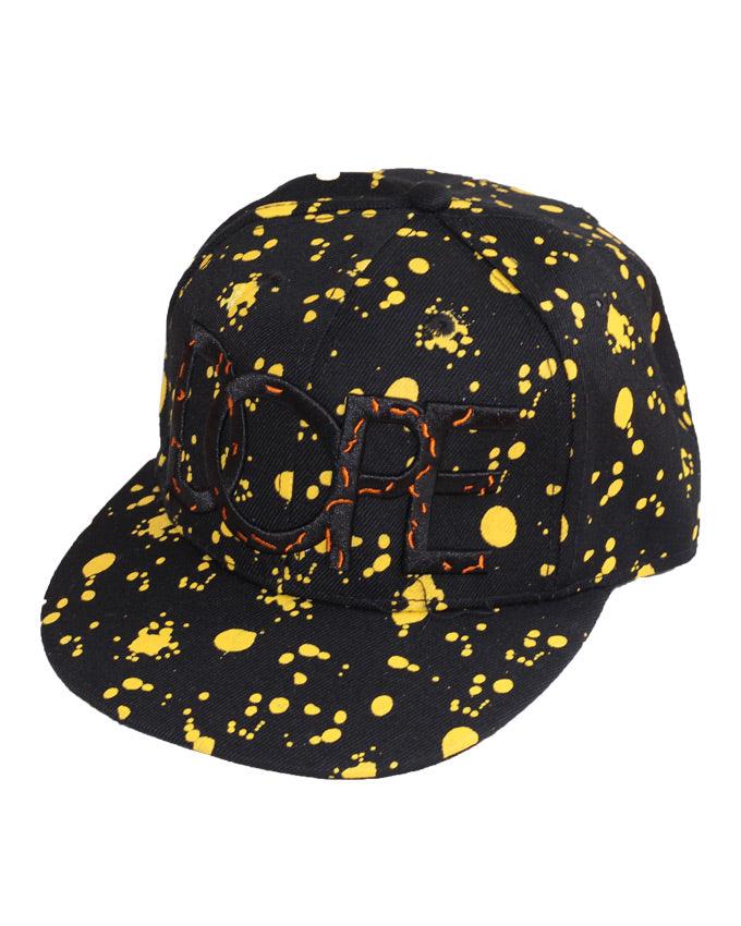 DOPE Baseball Black Mixed Yellow Cap - Obeezi.com