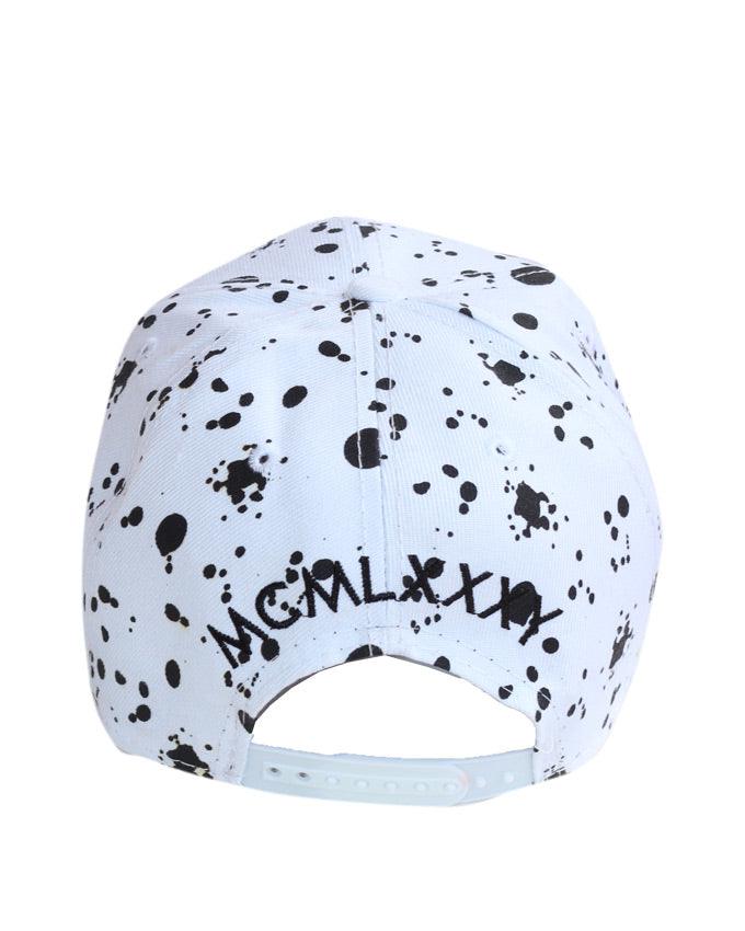 DOPE Baseball White Mixed Black Cap - Obeezi.com