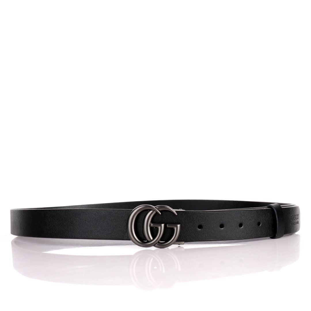 Double G Men's Black Genuine Leather Belt - Obeezi.com