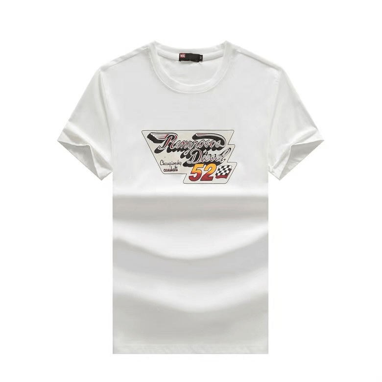 Dsel Championship Causals 52 Logo Designed T-Shirt- White - Obeezi.com