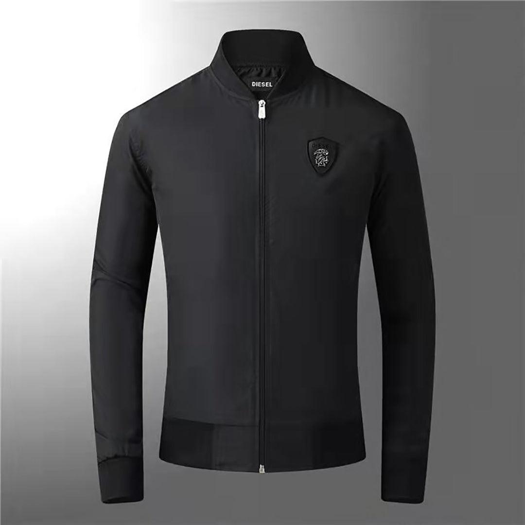 DSL Custom Fit Warrior Head Logo Designed Jacket - Black - Obeezi.com