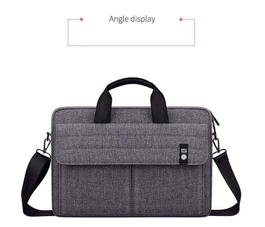 Easy Style Portable Business Laptop Bag-Grey - Obeezi.com