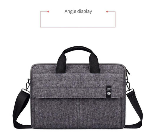 Easy Style Portable Business Laptop Bag-Grey - Obeezi.com