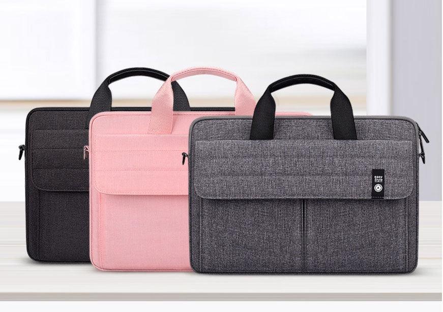 Easy Style Portable Business Laptop Bag-Grey - Obeezi.com