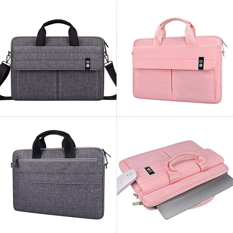 Easy Style Portable Business Laptop Bag- Pink - Obeezi.com