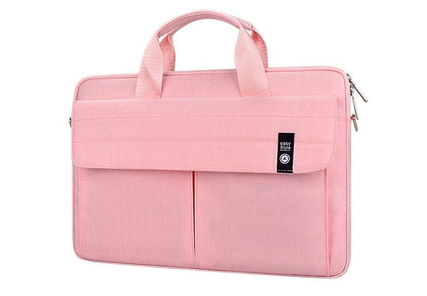 Easy Style Portable Business Laptop Bag- Pink - Obeezi.com