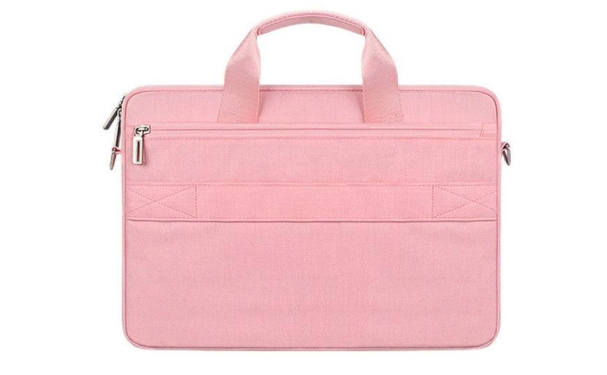 Easy Style Portable Business Laptop Bag- Pink - Obeezi.com