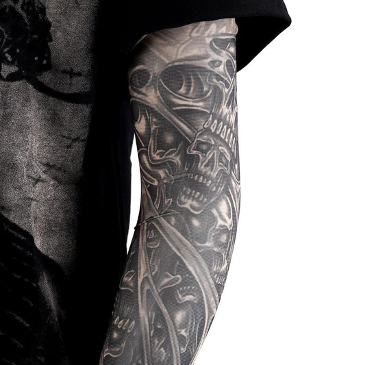 Elastic Firey Skullie Sleeve - Obeezi.com