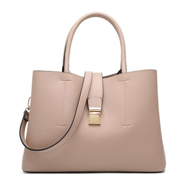 Elegant Premium Quality Women's Hand Bag - Apricot - Obeezi.com