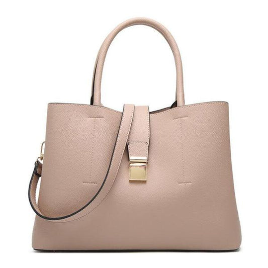 Elegant Premium Quality Women's Hand Bag - Apricot - Obeezi.com