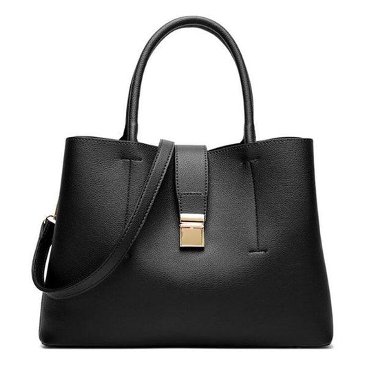 Elegant Premium Quality Women's Hand Bag - Black - Obeezi.com
