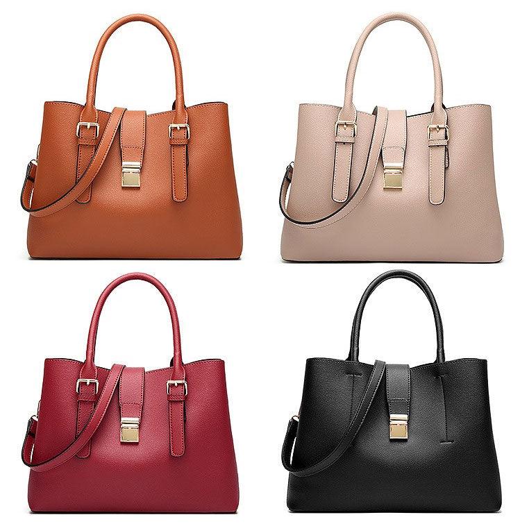 Elegant Premium Quality Women's Hand Bag - Red - Obeezi.com