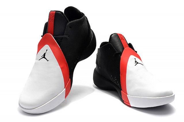 Elegant Shape A J Ultra Fly 3 White Red Black Sneaker - Obeezi