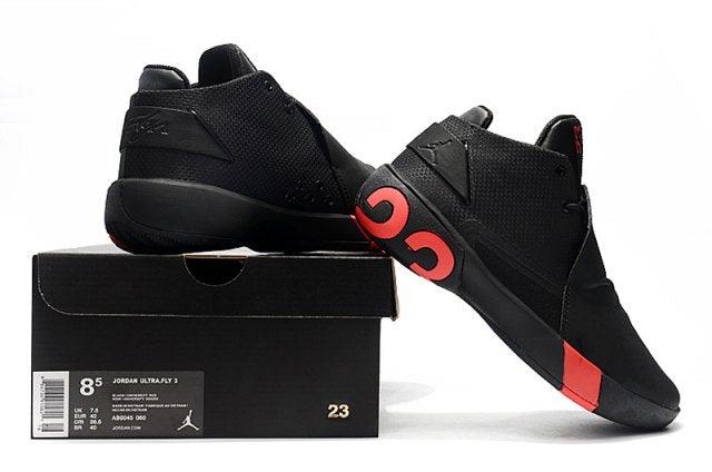 Elegant Shape Air Jordan Ultra Fly 3 Black RED Sneaker - Obeezi