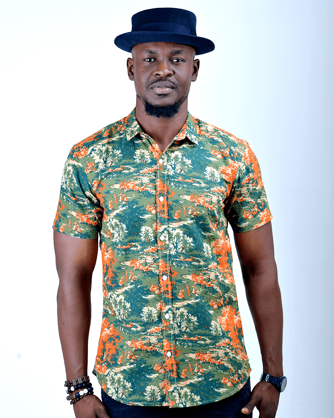 Enzo Men's Casual Shirt - Multicolor - Obeezi