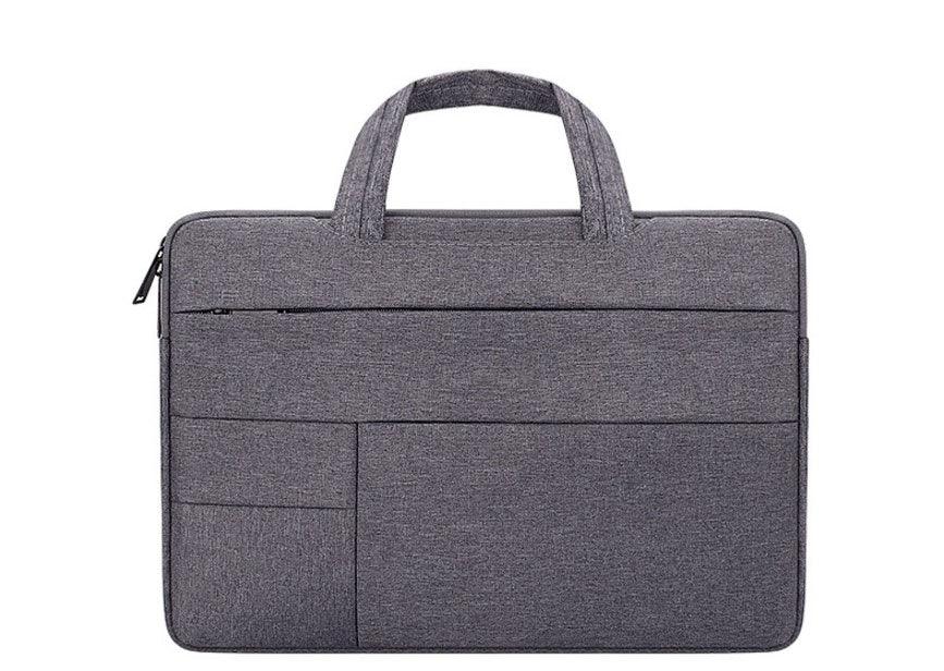 Essential Waterproof Laptop Hand Bag For 15.6 Inch- Grey - Obeezi.com