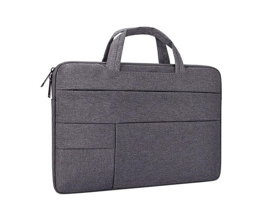 Essential Waterproof Laptop Hand Bag For 15.6 Inch- Grey - Obeezi.com