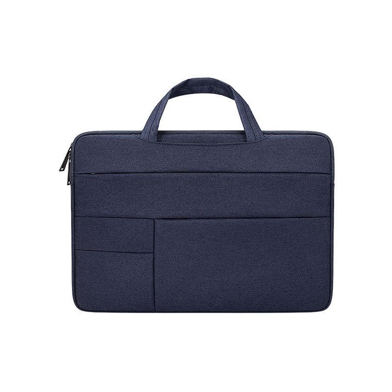 Essential Waterproof Laptop Hand Bag For 15.6 Inch-Navy Blue - Obeezi.com