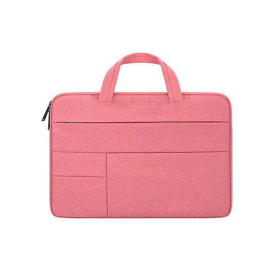 Essential Waterproof Laptop Hand Bag For 15.6 Inch-Pink - Obeezi.com
