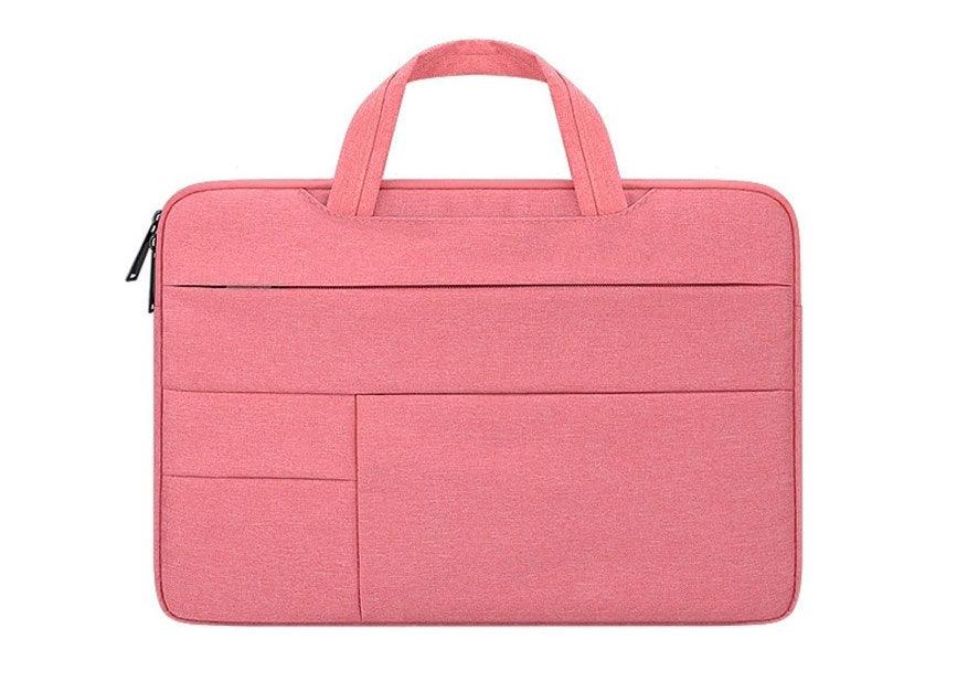 Essential Waterproof Laptop Hand Bag For 15.6 Inch-Pink - Obeezi.com