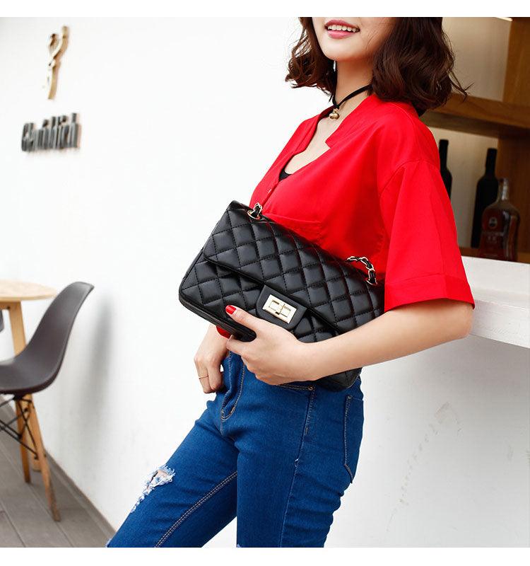 European ClassiC Design Women Tote Style Handbag-Gold - Obeezi.com