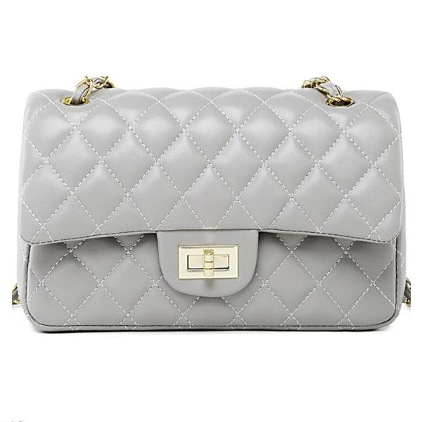European ClassiC Design Women Tote Style Handbag-Gray - Obeezi.com