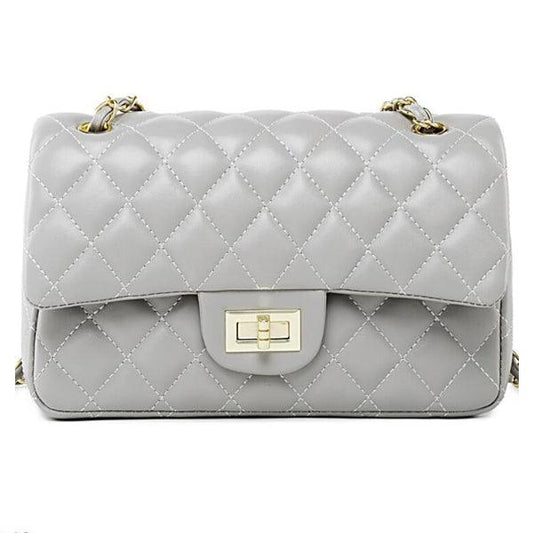 European ClassiC Design Women Tote Style Handbag-Gray - Obeezi.com