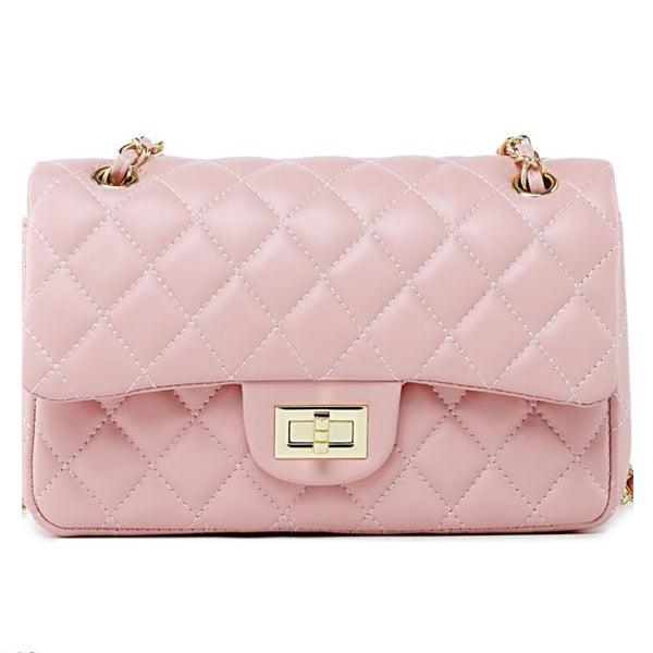 European ClassiC Design Women Tote Style Handbag-Pink - Obeezi.com