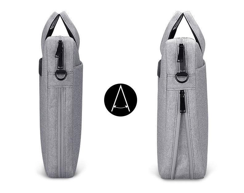 Executive 2 in 1 Laptop Shoulder Bag -Ash - Obeezi.com