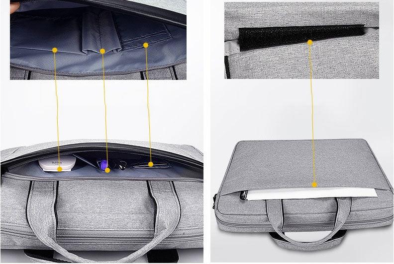 Executive 2 In 1 Laptop Shoulder Bag -Black - Obeezi.com