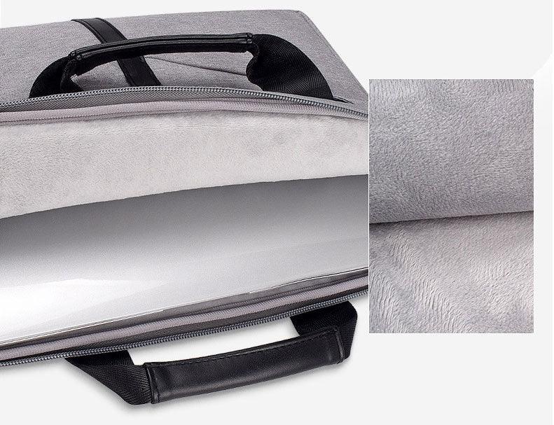 Executive Men's Zipper Designed Business Laptop Bag-Ash - Obeezi.com