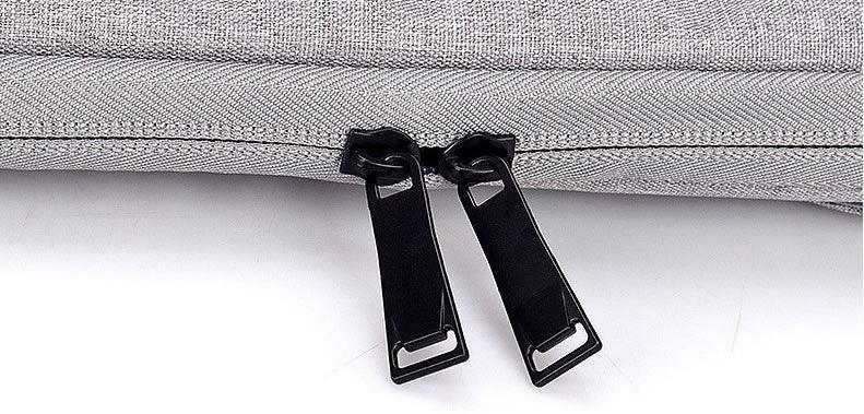 Executive Men's Zipper Designed Business Laptop Bag-Ash - Obeezi.com